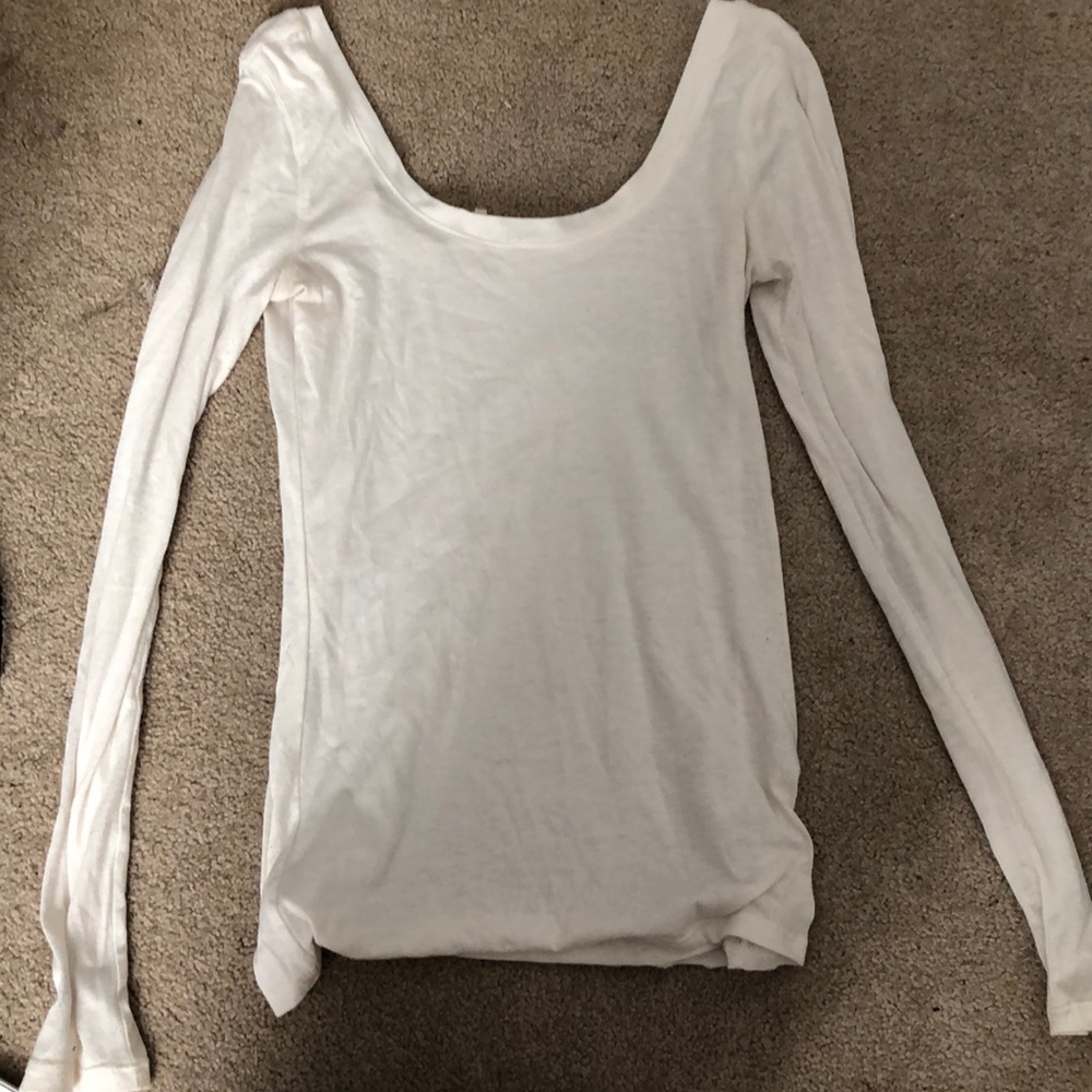 White long sleeve shirt